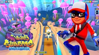 SUBWAY SURFERS GAMEPLAY PC HD 2024 - UNDERWATER - SUPER JAKE FREESTYLER BOARD