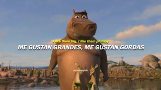 "Big And Chunky" (Cancion de Moto-Moto) // Madagascar 2 // Subtitulado Español + Lyrics
