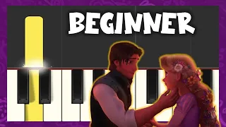 I See The Light - Tangled - BEGINNER PIANO TUTORIAL