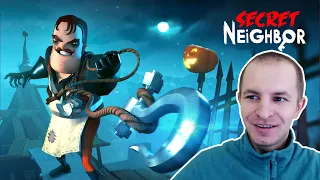 СЕКРЕТ СОСЕД, ИГРАЮ ЗА СОСЕДА - "МЯСНИК" | Secret Neighbor Helloween Butcher