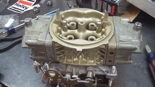 Holley Double Pumper Rebuild With An HP Main Body Conversion