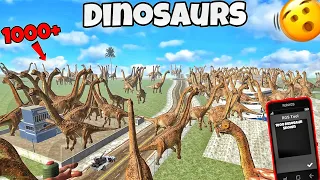 ONE CLICK TO 1000 DINOSAURS SPOWN - INDIAN BIKES DRIVING 3D SECRET CODE