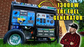 Duromax 13000W Tri-Fuel Generator - The Ultimate Power Solution for Any Situation