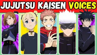 JUJUTSU KAISEN VOICE QUIZ 🔊 Guess The Jujutsu Kaisen character Voice 🗣️