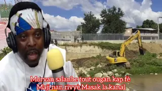 Morvan salanbe tout ougan kap fè maji nan rivyè masak la kanal