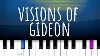 Visions of Gideon ~ Sufjan Stevens (piano tutorial)