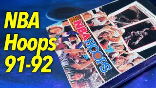 Lots of Jordans! 33 year old Box - 1991-92 NBA Hoops Hobby Box Break