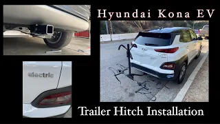 Installing a etrailer.com Draw-Tite trailer hitch ona Hyundai Kona EV (2021)