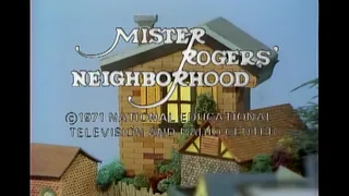 Mister Rogers' Neighborhood season 4 (#1168) funding credits / PBS ID (1971) [pre-1976]