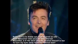 Belle by Garou, Daniel Lavoie & Patrick Fiori Notre Dame in Paris (English & French Lyrics) Paroles