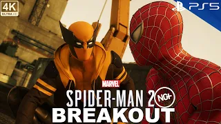 BREAKOUT || MARVEL'S SPIDER-MAN 2 - NEW GAME+ Walkthrough Gameplay - PART 2 - 4K HDR (FULL GAME)