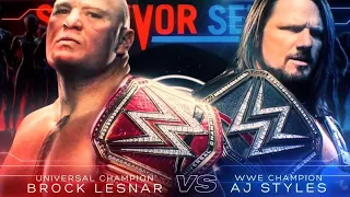 Aj Styles vs Brock Lesnar