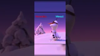 Olaf with the W #fyp #memes #messi #ronaldo #edit