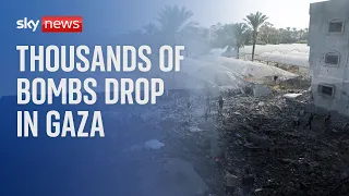 Israel-Hamas war: Thousands of bombs rain down on Gaza