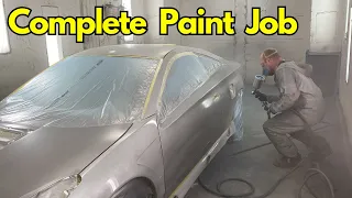 Complete Paint Job on a 7th Gen Toyota Celica!!