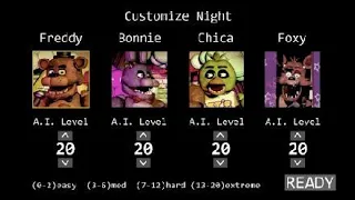 Five Nights at Freddy's Noche 6 Completado ps4 Gameplay