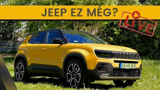 JEEP Avenger BEV 2024. JEEP ez még? DRIVEN LIVE teszt