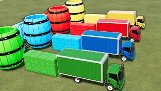 Truck Of Colors! ISUZU Loaders! Direct Square SILAGE BALING, LOAD, SELLING! FS22