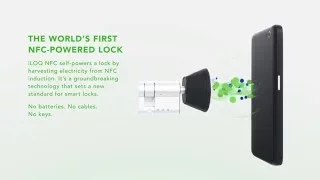 iLOQ NFC - the world’s first NFC-powered lock