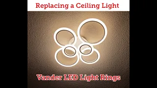 Replacing an Existing Light Fixture - Vander Life LED Ceiling Light