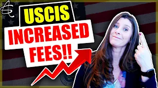 USCIS INCREASED FILING FEES! HUGE Increases for N-400, I-485, I-129 and so many more!