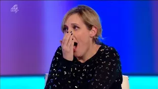 mel giedroyc burps on 8 out of 10 cats