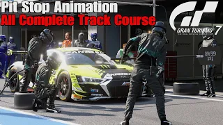 Gran Turismo 7 | All Track Pitstop Compilation Animation [4K PS5]