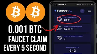 0.001 Bitcoin claim Every 5 minutes | earn in btc without Investment