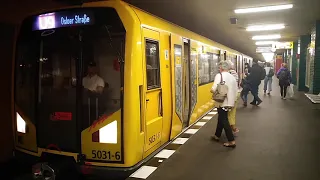 Kopie von U-Bahn Berlin U-Bahnhof Güntzelstraße U9 Baureihe H 5031