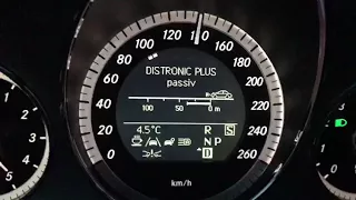 Mercedes Benz W212 E350 CGI 100-200 km/h german Autobahn