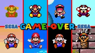 All Mario SEGA Bootlegs GAME OVER Screens