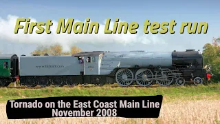 Tornado hits the East Coast Main Line for the first time ever - November 2008