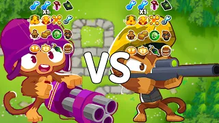 God Boosted Unloader Dartling Gunner VS. God Boosted Tactical Shotgun Sniper