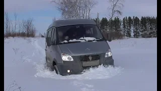 Соболь Cummins 4x4 Offroad. По целине. Полуметровый снег.