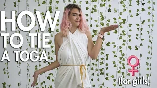 How to Make a Toga (For Girls)