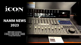 ICON NAMM NEWS 2023 - New V1-M, P1-M, P1-Nano DAW Controllers