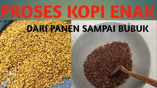 Cara mengolah biji kopi menjadi bubuk kopi