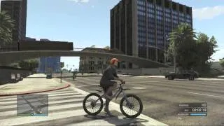 Bike Invader GTA 5 online bicycle / Scorcher race Fun - Money - RP ;)