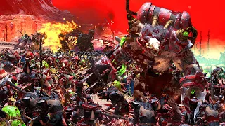 WARHAMMER BATTLE - CHAOS DWARFS vs SKAVEN