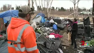 Without shelter, city can’t abate homeless camps