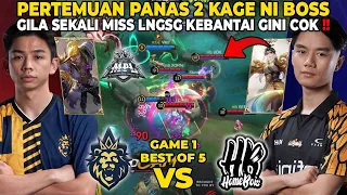 PERTARUNGAN PANAS PERTEMUAN 2 KAGE NI BOSS !! GILA SEKALI MISS LANGSG KEBANTAI - HB VS KGE GAME 1