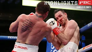 Canelo conquers Smith HIGHLIGHTS | #CaneloMunguia