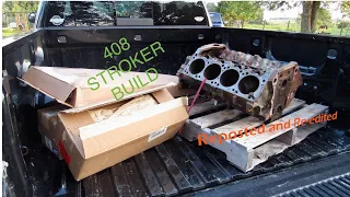 First Engine Build!! 408 Stroker!!