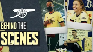 Behind the scenes at Arsenal's 2021/22 away kit shoot | Return of the Cannon