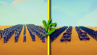 SPECIAL FORCE TEAM vs MILITARY TEAM - Totally Accurate Battle Simulator TABS