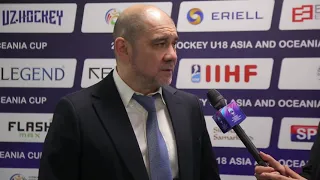 INTERVIEW | Abdumajid Nasirov, Head Coach |23 April 2024 | IIHF U18 Asia and Oceania Cup 2024