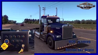 Demonstration of how a URO_gaming Button Box Works in American Truck Simulator