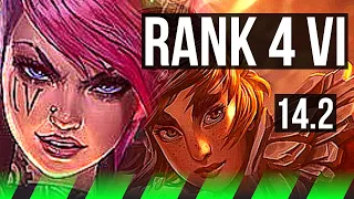 VI vs TALIYAH (JNG) | Rank 4 Vi, 8/1/3, Rank 9 | KR Challenger | 14.2