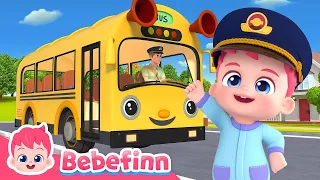 Bus Safety Song 🚌 | Bebefinn Sing Along2 | Nursery Rhymes For Kids