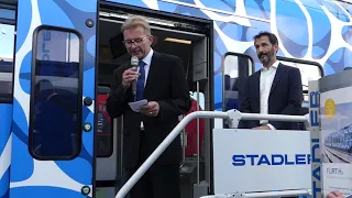 Stadler FLIRT H₂ Wasserstoff Triebfahrzeug InnoTrans 2022 Innovationen
